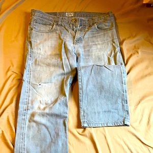 Naked and Famous designer denim jeans.